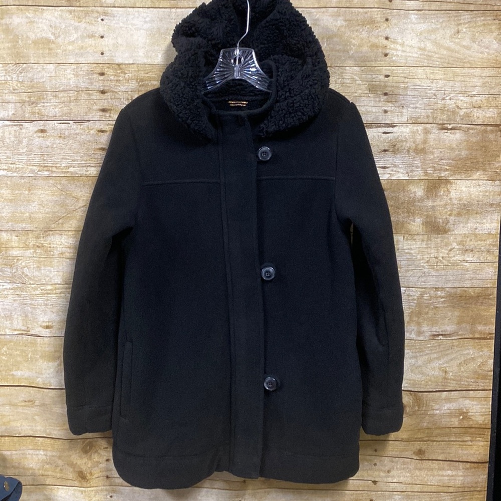 Old Navy black cozy jacket full zipper size 14 XL